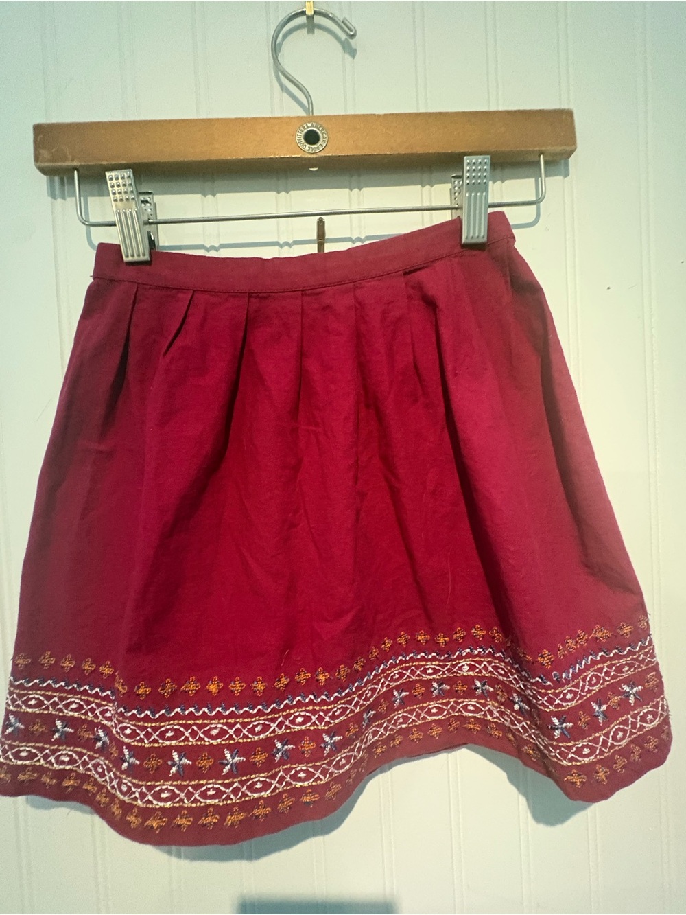 Gap kids girls S Embroidered Skirt EUC